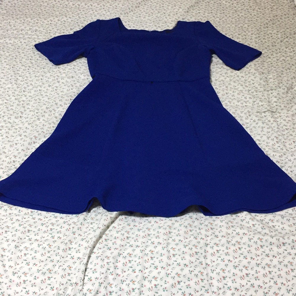 Blue dress